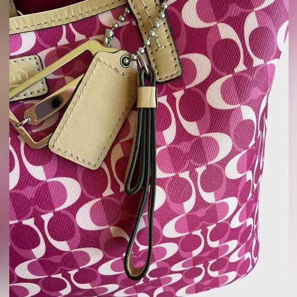 COACH Peyton Park Dream C Large Tote Pink H1393-F26201 COA - Picture 10 of 14